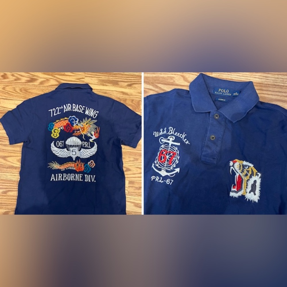 Rare tiger lion uss bleecker polo ralph lauren